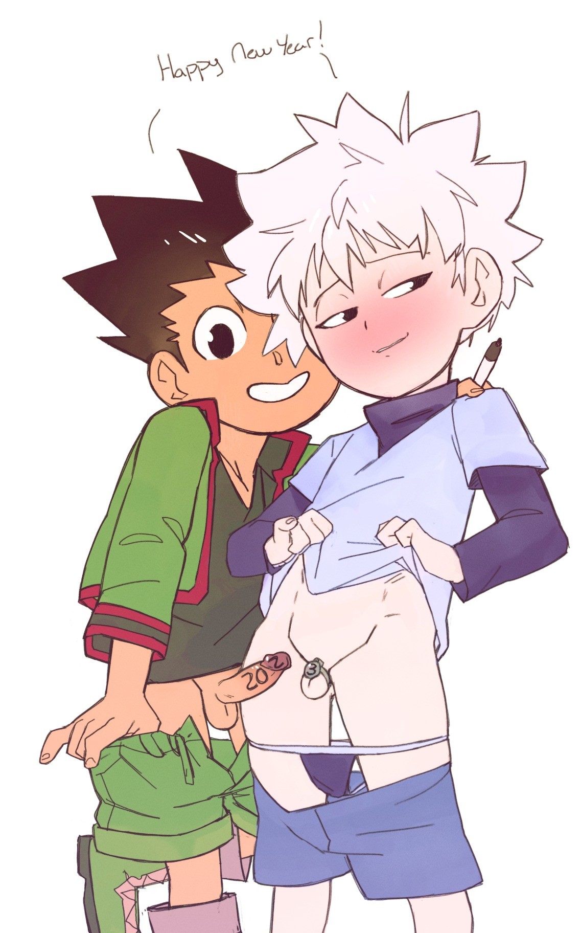 Kill and Gon Showing off